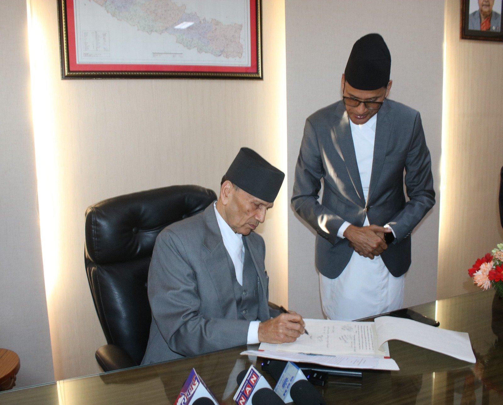 New Nepal FM instructs senior officials to work to protect national interests