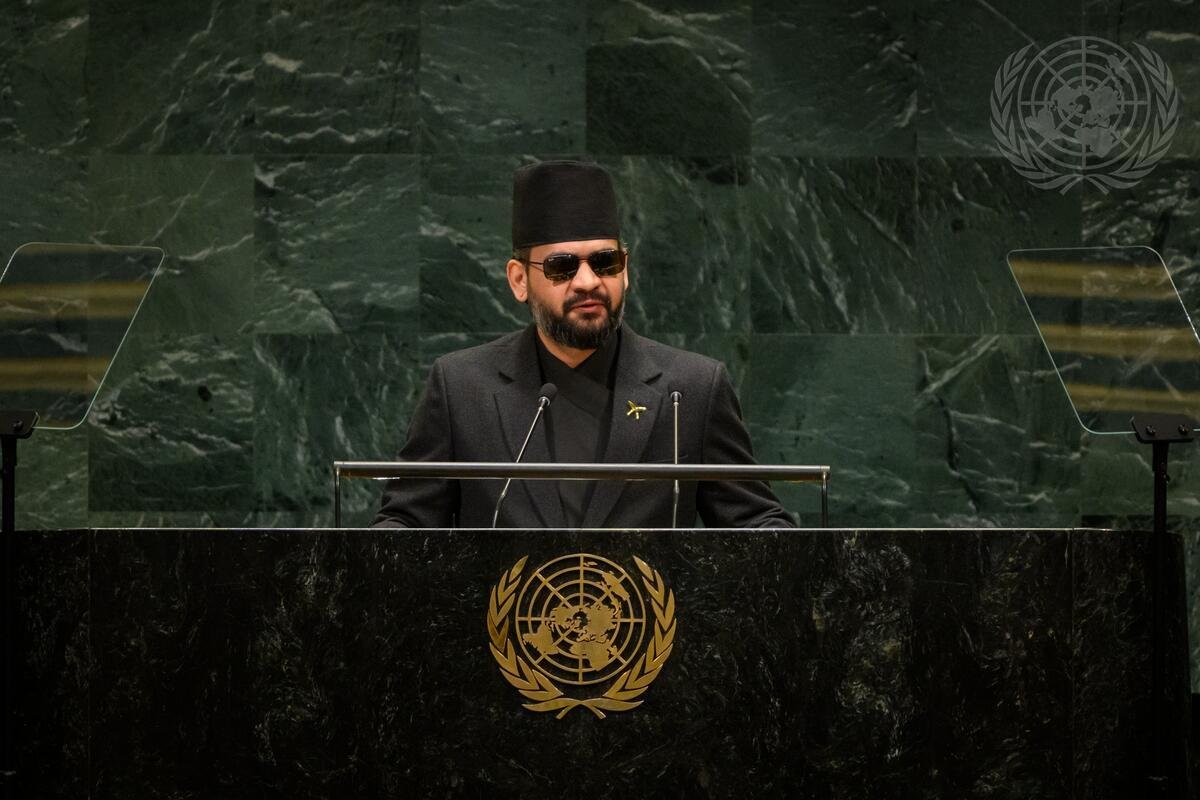 Balen shah in United Nation